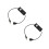 2Pcs Aquarium Lighting Extension Cord USB Timer Switch Black for Home 4
