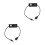 2Pcs Aquarium Lighting Extension Cord USB Timer Switch Black for Home 9