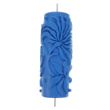 2Pcs Blue Embossing Texture Paint Rollers for Drywall and Plaster
