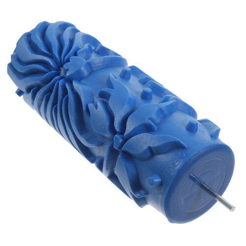 2Pcs Blue Embossing Texture Paint Rollers for Drywall and Plaster 1