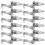 24Pcs Sturdy Silver Cable Hooks for Picture Hanging Wire Rope Display 3