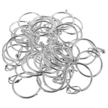 200Pcs Silver Pirate Earring Props Plastic for Kids Halloween Cosplay