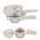2Pairs Detachable Buckle Strap for High Heels White PU Adjustable 11