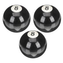 6 Pcs Resin Billiard Ball Set For Table Game Replacement