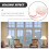 2 Rolls Insulation Strip Sealing Weather Stripping For Front Door 8