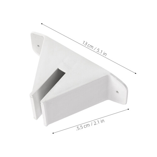 8 Pcs White The Fence Display Items Plastic 1