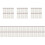 42Pcs Brown Imitation Eyebrow Stickers Natural Brows for Makeup 2