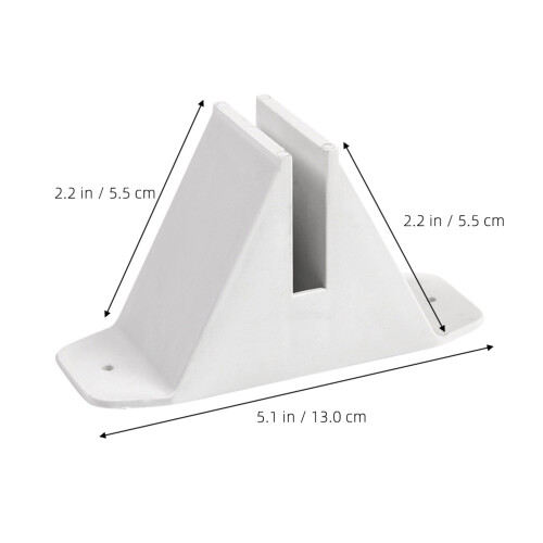 8 Pcs White The Fence Display Items Plastic 2