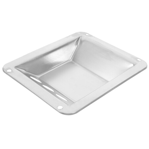 2Pcs Stylish Metal Ashtray Silver Durable Butt Container
