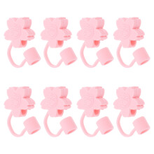 32pcs Straw Tips End Cover Straw Cap For Tumbler Wrinkle Reusable Drinking Tips