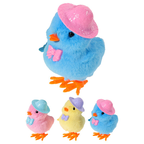 20 Pcs Clockwork Plush Chick Baby Rabbit Statue