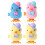 20 Pcs Clockwork Plush Chick Baby Rabbit Statue 8