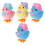20 Pcs Clockwork Plush Chick Baby Rabbit Statue 10