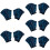 Swimming Training Gloves Assorted Color For Water Activities 10