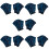 Swimming Training Gloves Assorted Color For Water Activities 8