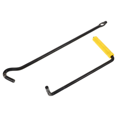 5Pcs Compact Black Trailer Jack Handle for Efficient Vehicle Lifting 1