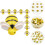 120 Pcs Thumbtack Boxed Cork Board Nails Abs Office 10