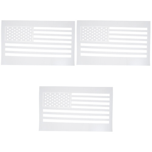 3 Pcs American Flag Stencil Painting Flat Surface 2