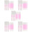 5 Sets Marker Pen Eyebrow Portable Position Mark Tool 10
