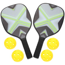 2 Sets Pickleball Paddles Rackets Balls Indoor Outdoor Sports Set