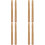 8 Pcs 37Cm Wooden Grip Handle For 7
