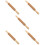 5 Pieces Lattice Pasta Rolling Pin Noodle Cutter Pizza Roller 10