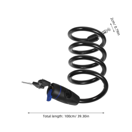 3pcs Bike Lock Anti- Lock Chain Lock Ring Lock 1