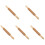 5 Pieces Lattice Pasta Rolling Pin Noodle Cutter Pizza Roller 4