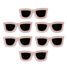 2 Pack Clip Hair Clips Sunglasses Funny Barrettes Lightweight