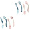 2 Pieces Feeding Spoons For Babies Weaning Cutlery Training Tableware 3