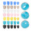 70 Pcs Silicone Finger Cots For Guitar Practice 11