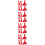 8Sets Red Plastic Kitchen Tool for Paint, Stains, and Dirt 10
