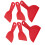 8Sets Red Plastic Kitchen Tool for Paint, Stains, and Dirt 3