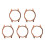 5pcs Diamond Case Crystal Drill Watch Component 8