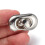24Pcs Durable Metal Purse Locks Silver Turn Lock for Bag Making 9