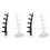 4Pcs Stylish Plastic Sunglasses Display Rack Assorted Color Organizer 4