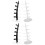 4Pcs Stylish Plastic Sunglasses Display Rack Assorted Color Organizer 7