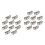 24Pcs Durable Metal Purse Locks Silver Turn Lock for Bag Making 4