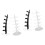 4Pcs Stylish Plastic Sunglasses Display Rack Assorted Color Organizer 6