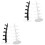 4Pcs Stylish Plastic Sunglasses Display Rack Assorted Color Organizer 5