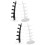 4Pcs Stylish Plastic Sunglasses Display Rack Assorted Color Organizer 9