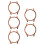 5pcs Diamond Case Crystal Drill Watch Component 6