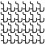 160 Pcs Plastic Pegboard Hooks Heavy Duty For Garage Tools Display 1