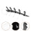 4Pcs Stylish Plastic Sunglasses Display Rack Assorted Color Organizer 10