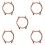 5pcs Diamond Case Crystal Drill Watch Component 4