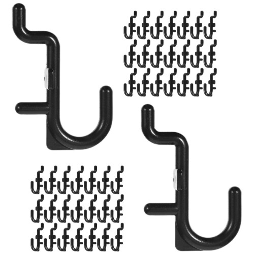 160 Pcs Plastic Pegboard Hooks Heavy Duty For Garage Tools Display 1