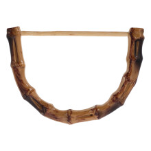 3Pcs Handmade Acrylic Bag Handles Imitation Bamboo For Diy