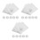 300Pcs Aluminum Foil Wrapping Sheets Silver for Candy Packaging 5