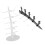 4Pcs Stylish Plastic Sunglasses Display Rack Assorted Color Organizer 2