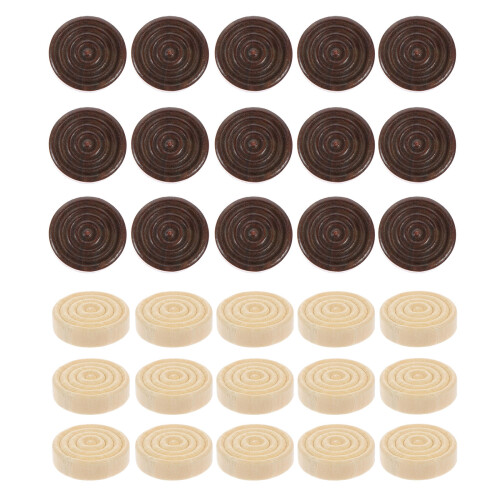 384 Pcs Wooden Chess Pieces For Backgammon Draughts Checkers 1